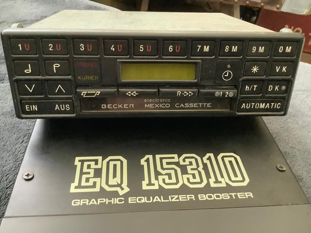 Becker Blaupunkt autoradio oldtimer, Ophalen of Verzenden, Zo goed als nieuw
