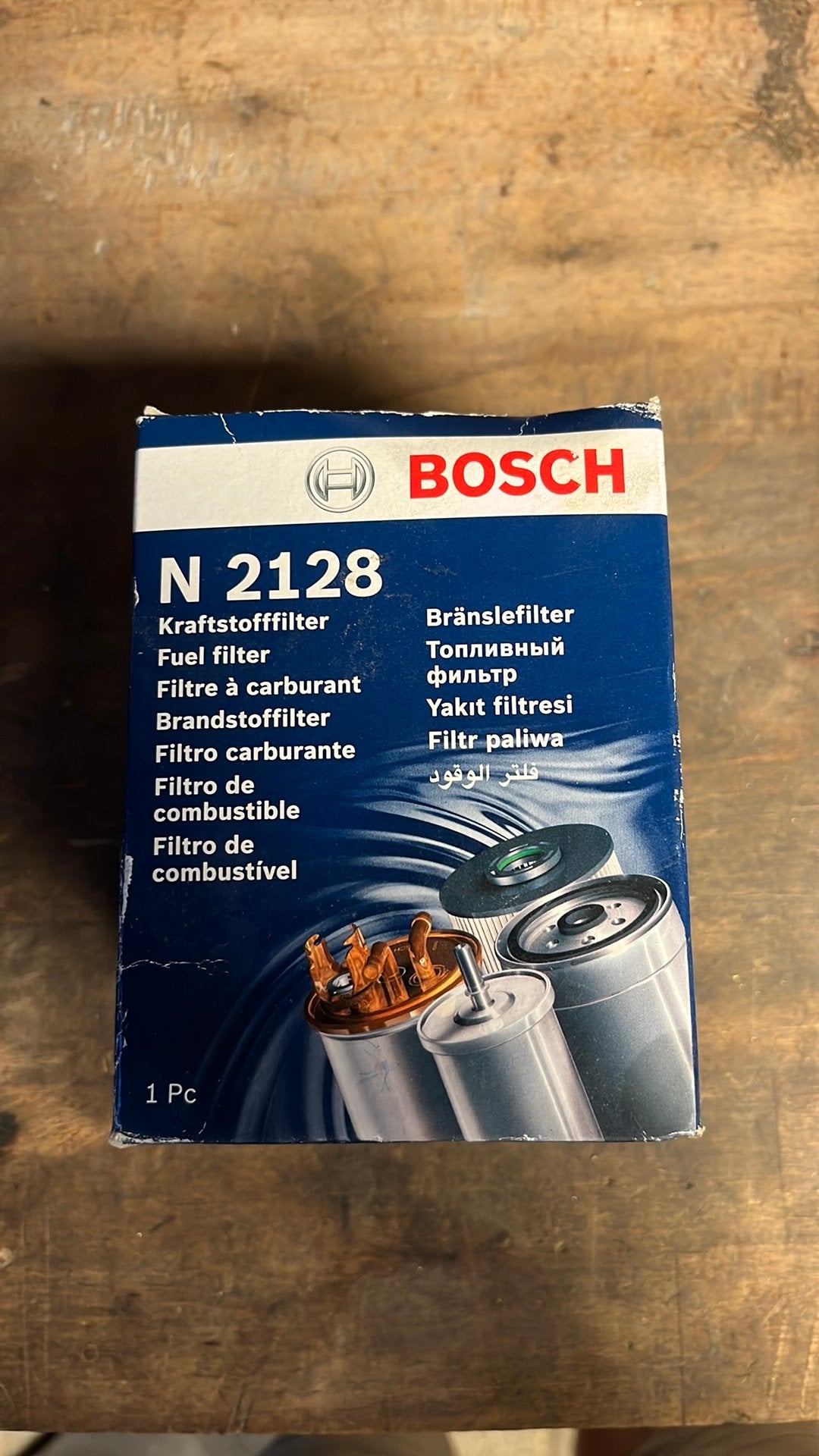 Brandstoffilter Bosch N 2128, Auto-onderdelen, Filters, Ophalen of Verzenden, Nieuw, Ford