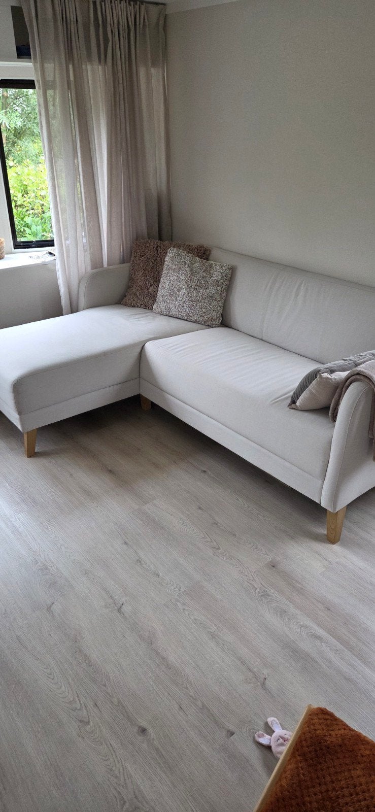 IKEA LINANÄS Hoekbank met chaise longue, Huis en Inrichting, Banken | Bankstellen, Ophalen, 150 tot 200 cm, Hoekbank, Driepersoons