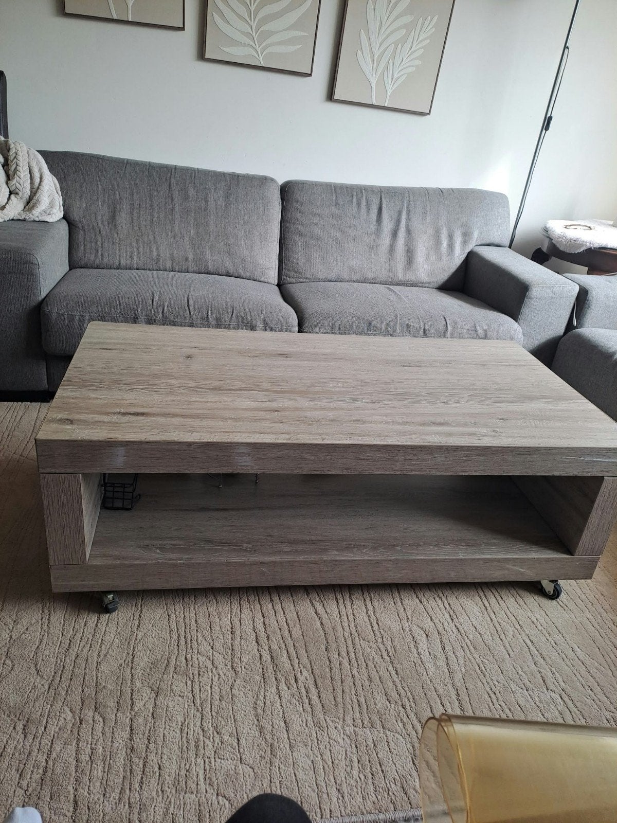 Complete Woonkamerset - Salontafel, Eettafel, Vitrinekast, T, Ophalen, 100 tot 150 cm, Modern, Scandinavisch, Overige houtsoorten