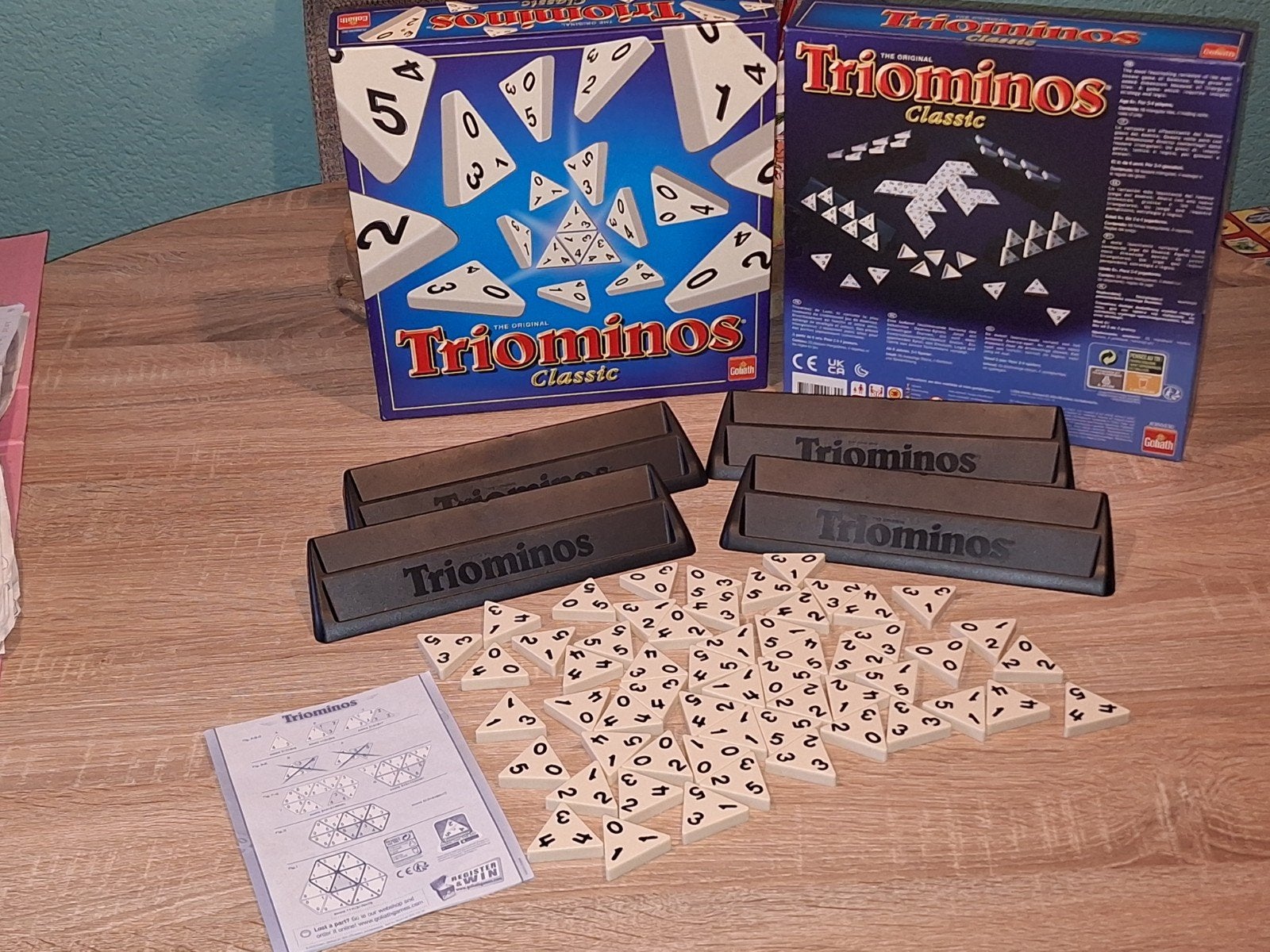 Triominos classic, Hobby en Vrije tijd, Ophalen of Verzenden, Zo goed als nieuw, Goliath