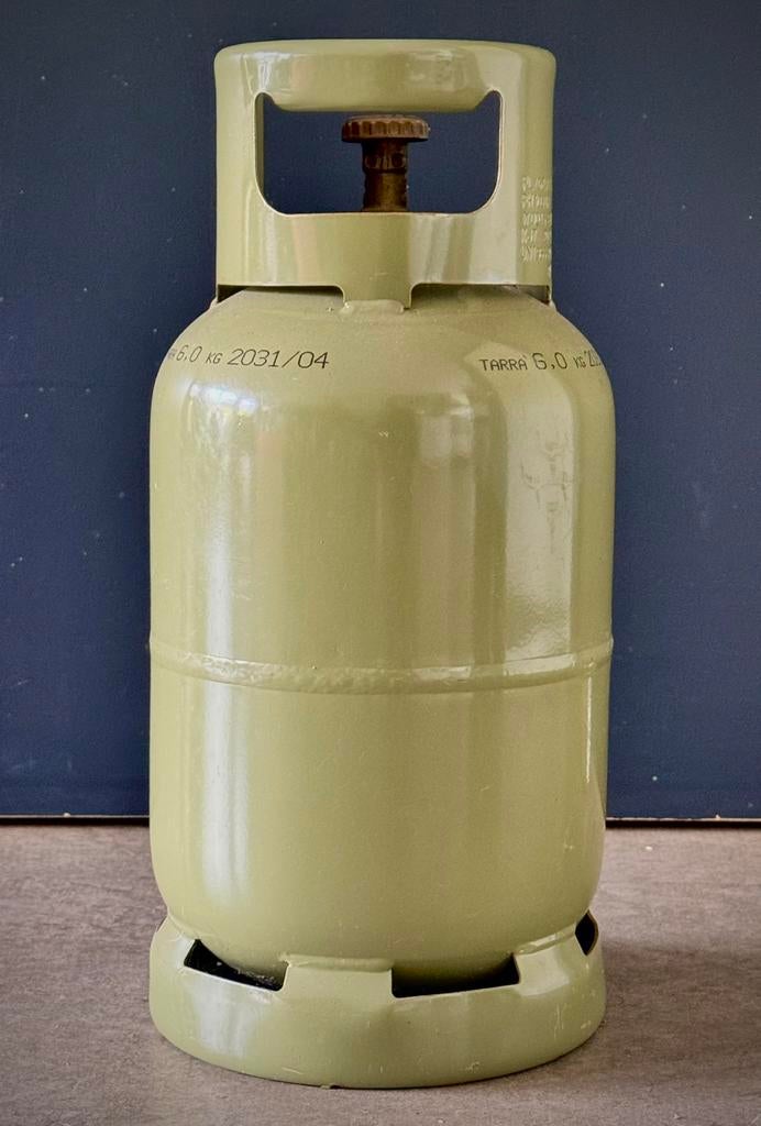 GASFLES tarra 6.0 kg 2031-4, Caravans en Kamperen, Kampeeraccessoires, Ophalen, Zo goed als nieuw