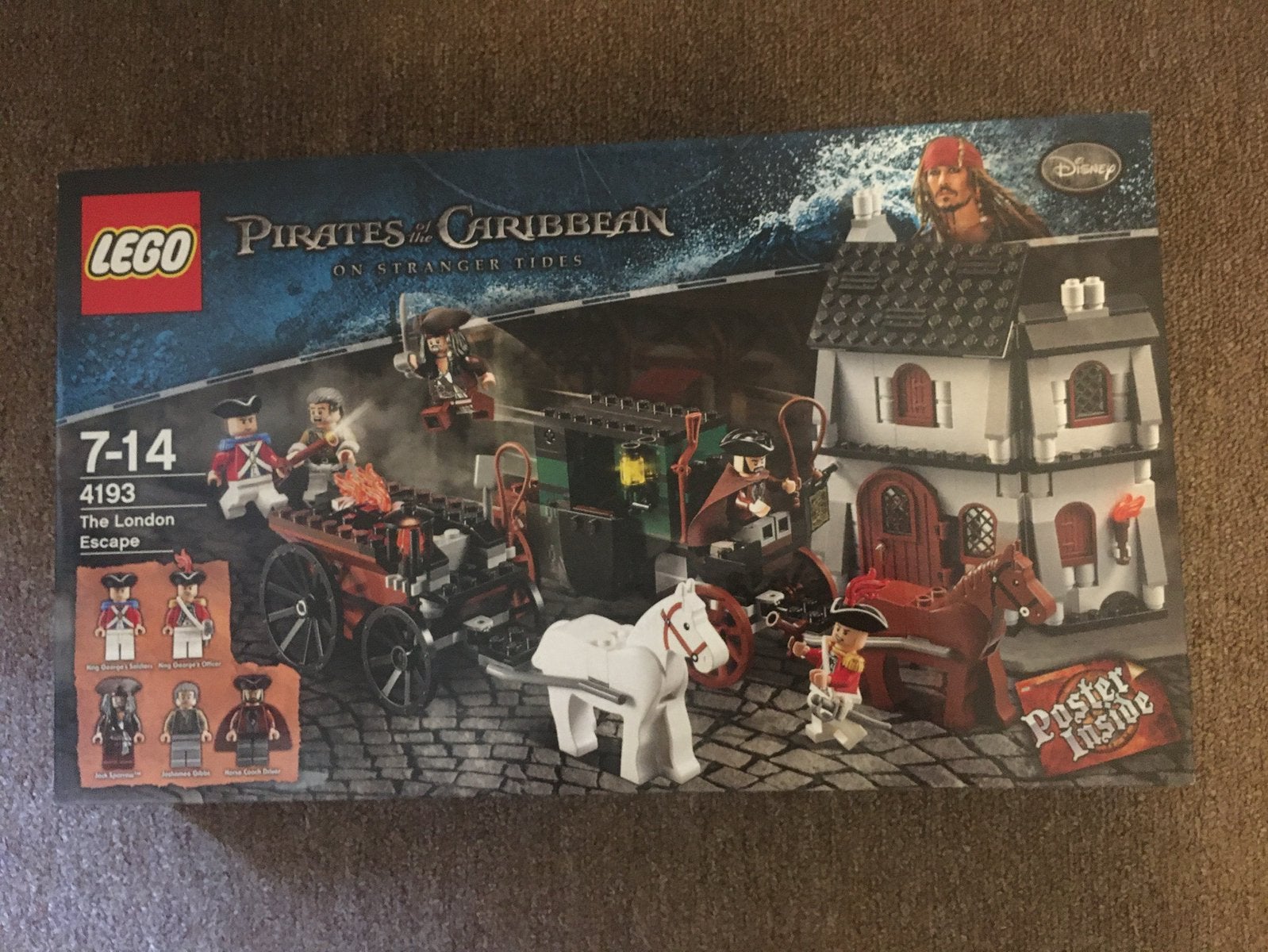 Lego 4193 Pirates of the Caribbean - the London Escape -MISB, Lego, Nieuw, Ophalen of Verzenden, Complete set