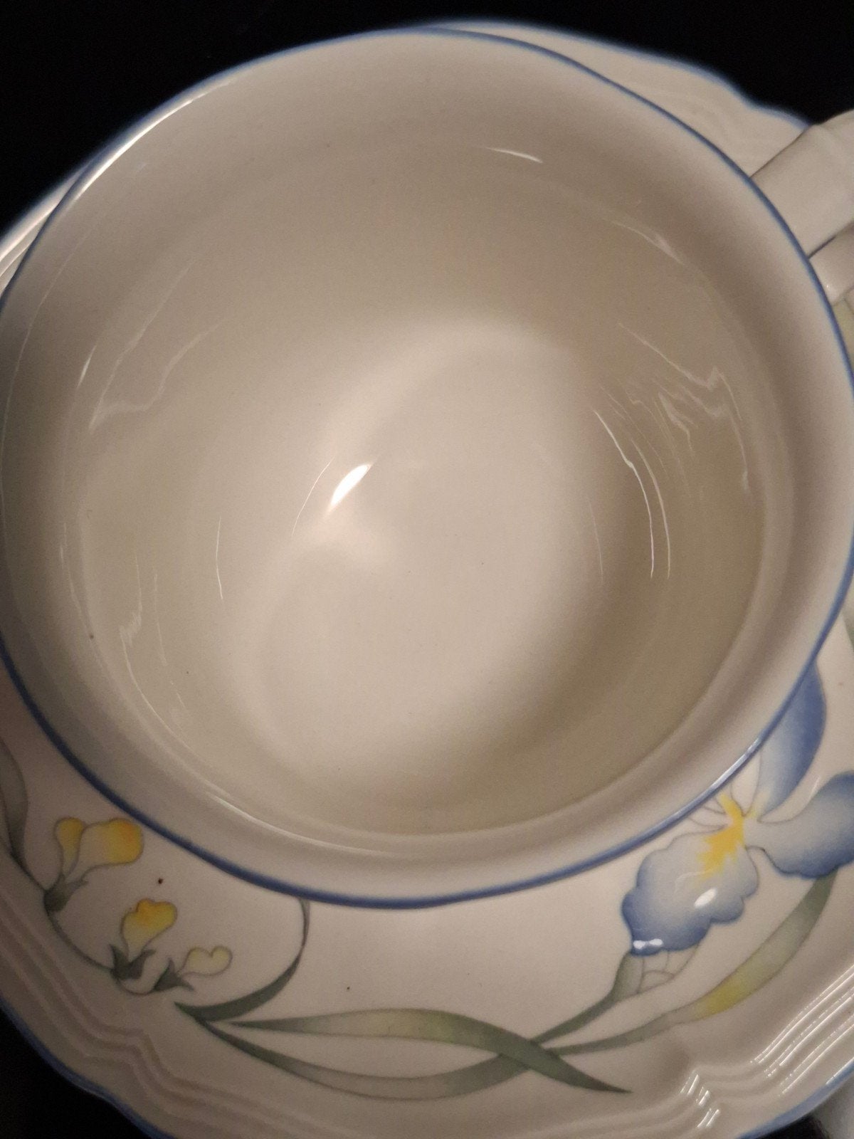Villeroy & Boch Riviera kop en schotel - puntgaaf, Villeroy & Boch, Nieuw, Ophalen of Verzenden, Kop(pen) en/of Schotel(s)