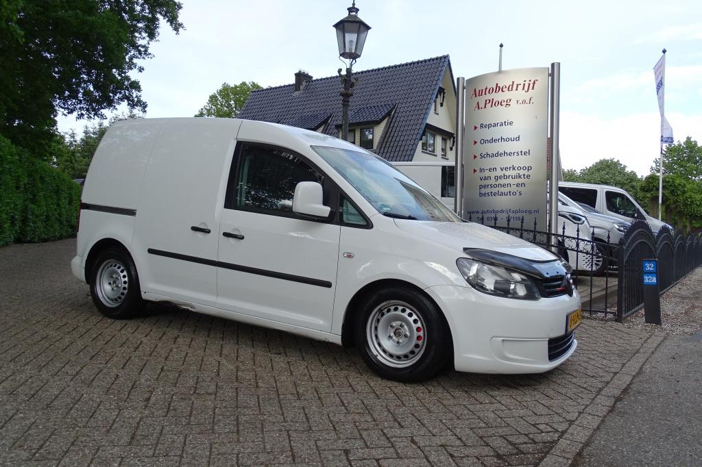 Volkswagen Caddy 1.6 TDI Leder stoelen Trekhaak (bj 2011), Euro 5, Gebruikt, Zwart, 4 cilinders