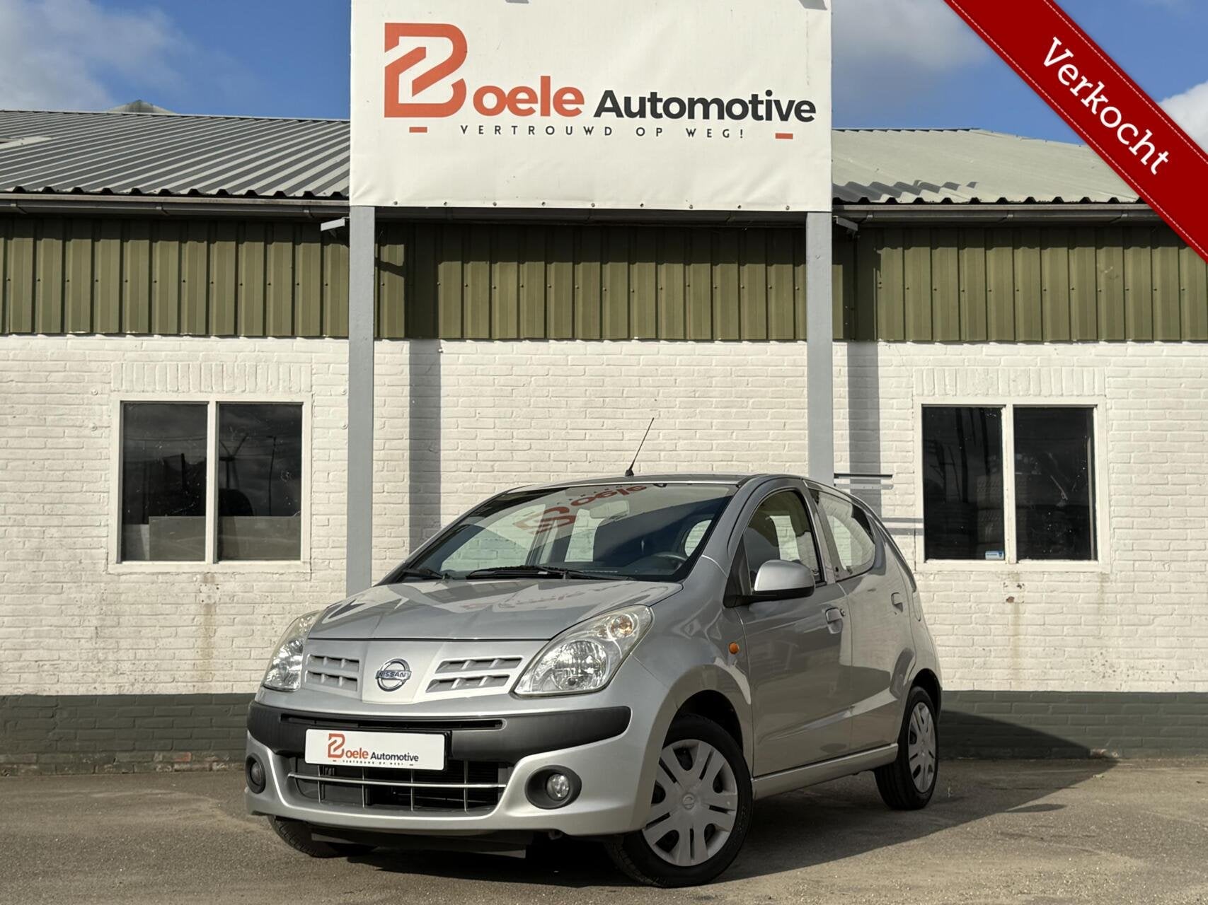Nissan Pixo 1.0 Look 5-Drs / Airco / Orig NL / CDV, Auto's, Voorwielaandrijving, Euro 5, Stof, Gebruikt
