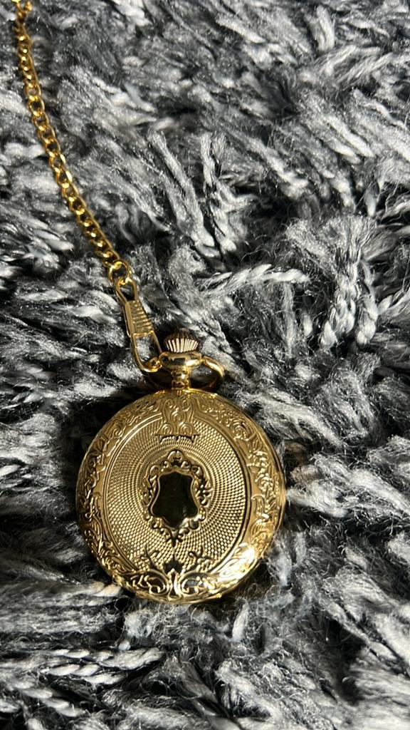 Prachtig gouden zakhorloge met ketting, Sieraden, Tassen en Uiterlijk, Overige merken, Zakhorloge, Ophalen of Verzenden, Met ketting