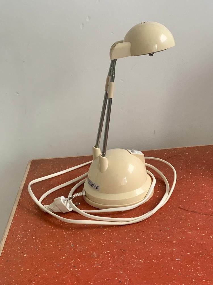 Vintage bureaulamp / tafellamp, crème, Overige merken, Gebruikt, Kunststof, Beige