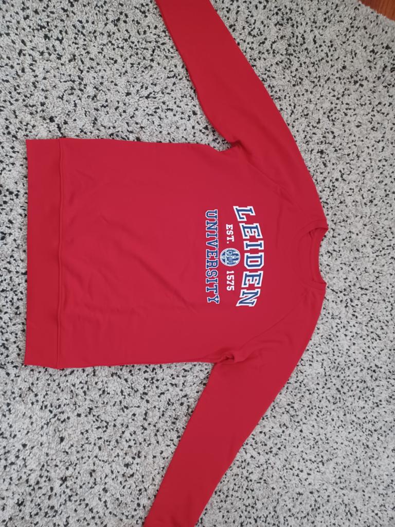 Leiden University Sweater Rood - Maat XL Nw, Leiden University, Ophalen of Verzenden, Rood, Maat 56/58 (XL)