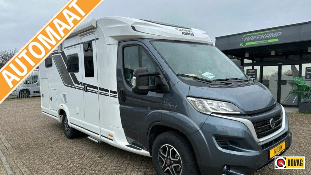 Knaus Van TI 650 Meg 2 aircos,TV,SAT,ACC,Gas buiten,Trekhaak, Caravans en Kamperen, Automaat, Ringverwarming, Fiat, Diesel