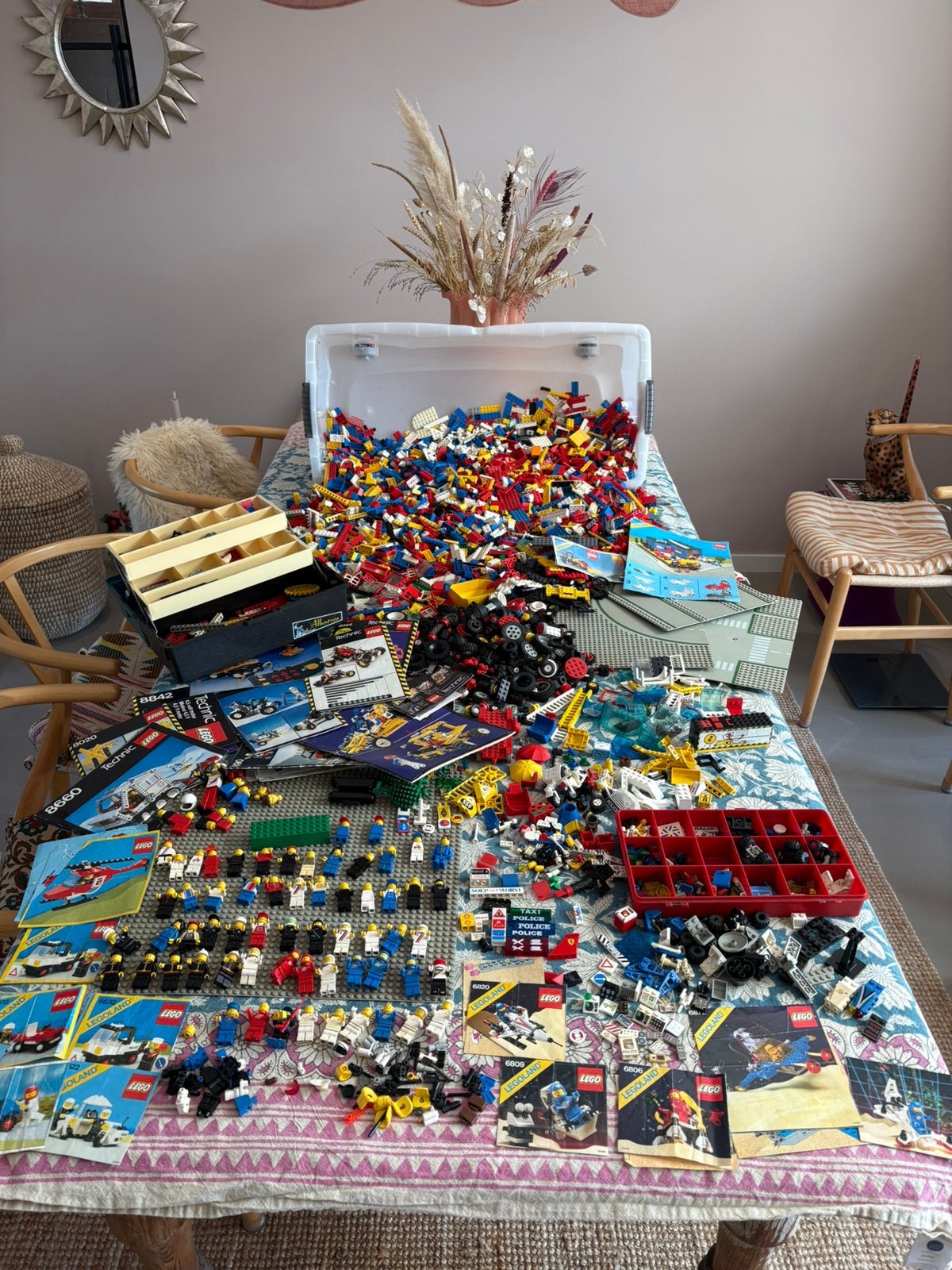 11,5 KG VINTAGE LEGO – VEEL SPACE, MINIFIGUREN & TECHNIC, Ophalen of Verzenden, Zo goed als nieuw