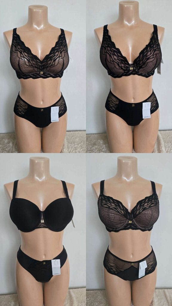 Nieuw chantelle bh 85d 90d 80e 85e 80f 85f 75g 85g 80h 85h, ., Zwart, Ophalen of Verzenden, BH