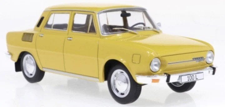 Skoda 100L 1974 geel, Ophalen of Verzenden, Nieuw, Auto, Overige merken