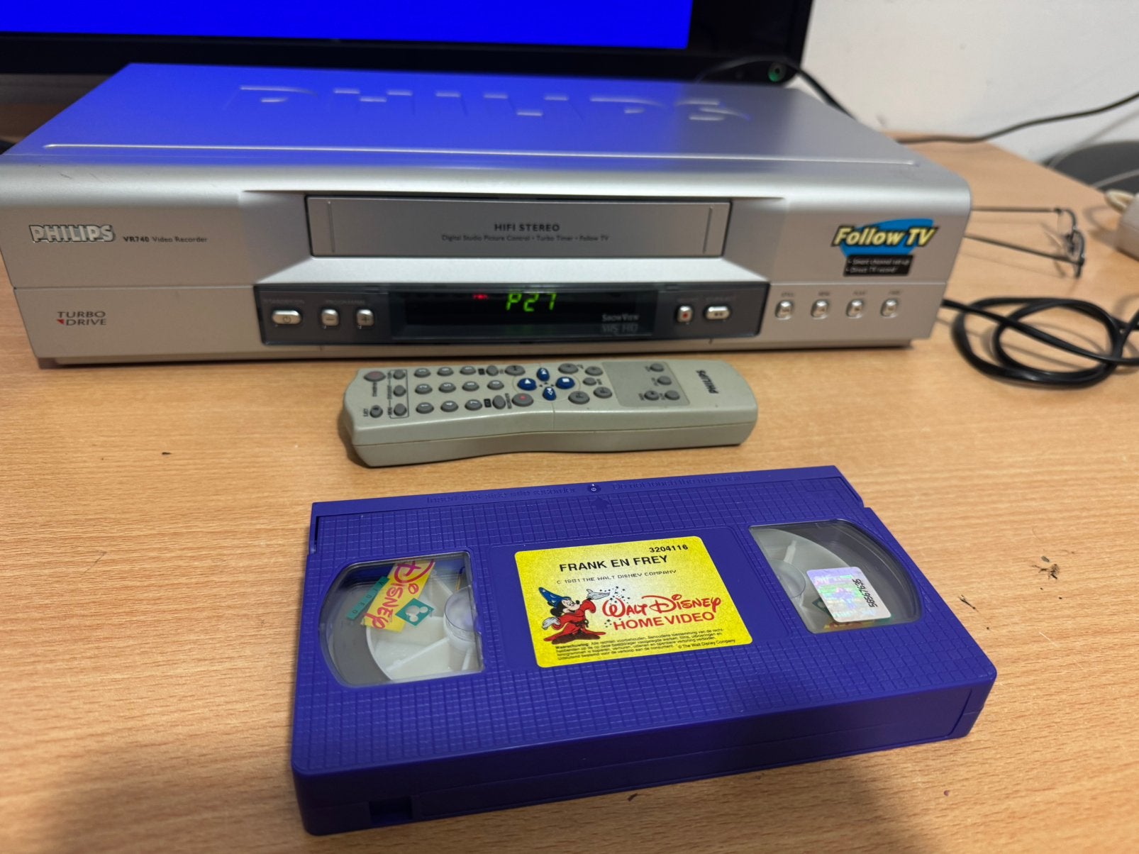 VHS Videorecorder Philips VR740 + AB /Martimek HDMI Conector, Audio, Tv en Foto, Ophalen of Verzenden, Gebruikt, VHS-speler of -recorder