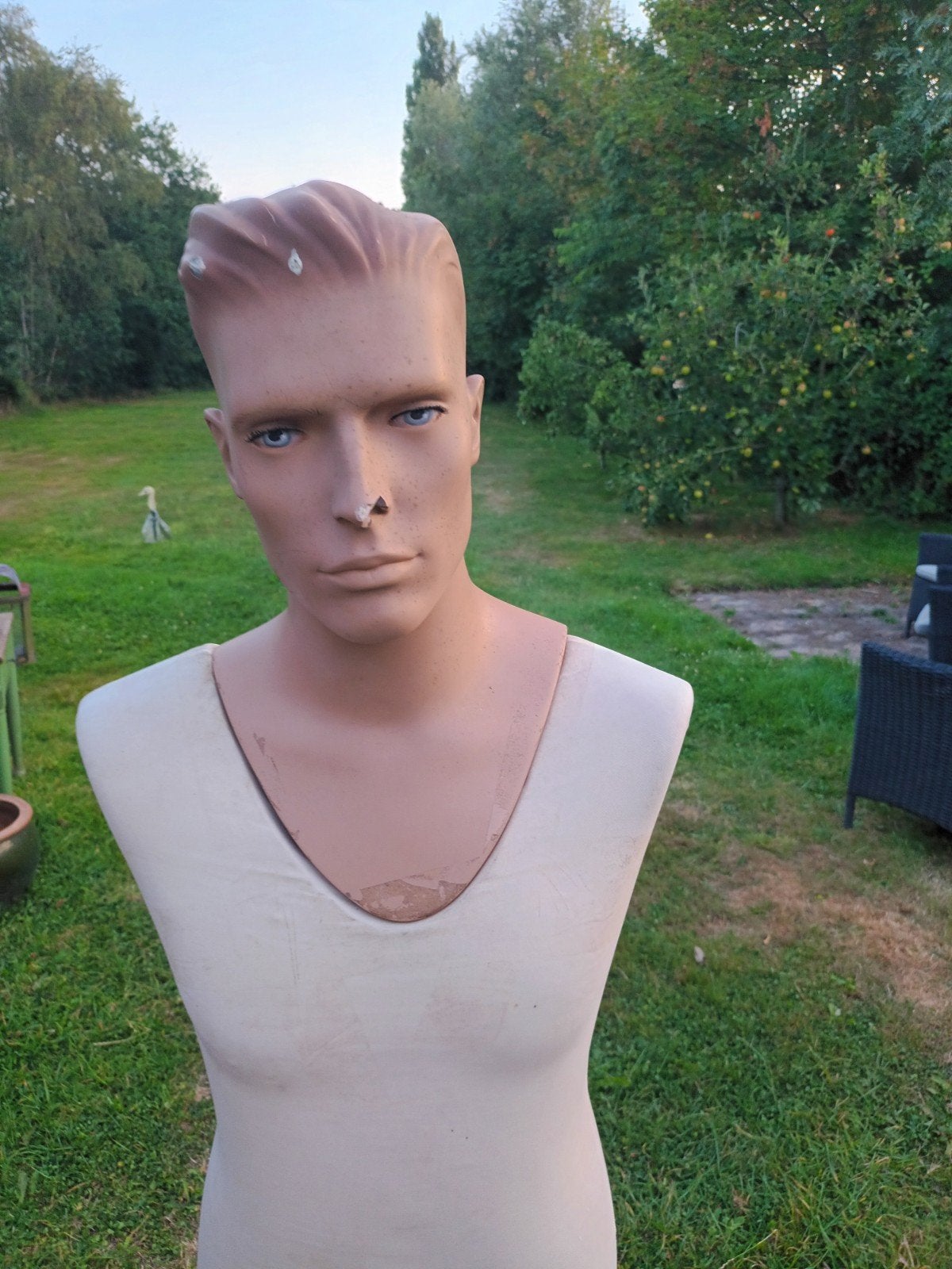 vintage etalagepop man, Ophalen, Gebruikt, Pop
