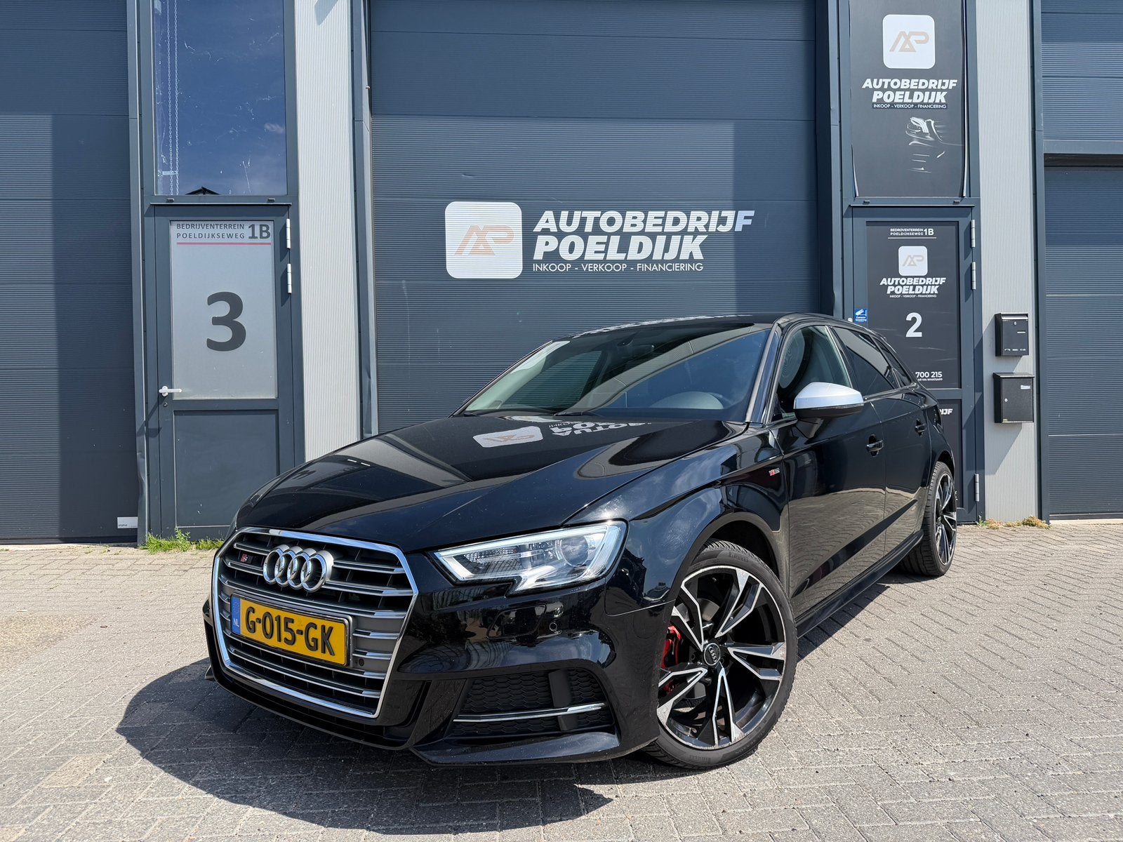 Audi A3 1.6 TDI 81KW Sportback S-tronic 2016 Zwart S-Line, 680 kg, 4 cilinders, Leder en Stof, Zwart