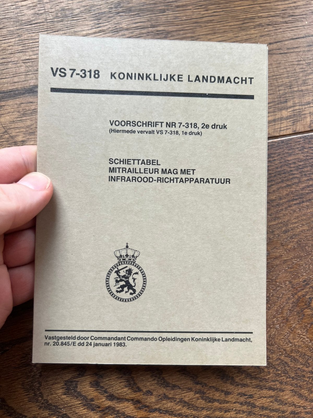 KL Defensie schiet tabel MAG met infrarood kijker optiek, Verzenden, Duitsland, Landmacht