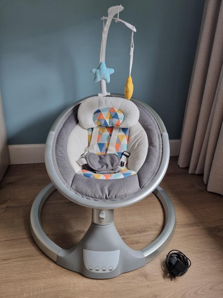 Motion Cocoon Piramide Grey, Elektrische wipstoel, Kinderen en Baby's, Wipstoeltjes, Ophalen of Verzenden