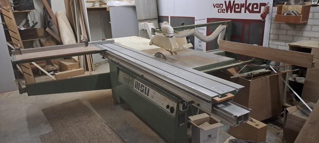 Formaatzaag met voorritser, Doe-het-zelf en Verbouw, Gereedschap | Zaagmachines, Ophalen, Gebruikt, 70 mm of meer