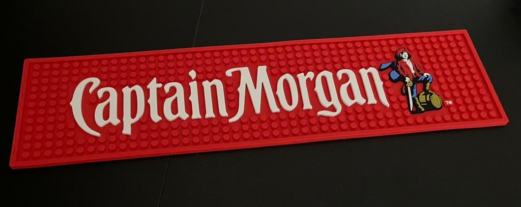 Captain Morgan Rum Barmat Dripmat Afdruipmat Toogrunner Bar, Huis en Inrichting, Keuken | Keukenbenodigdheden, Ophalen of Verzenden