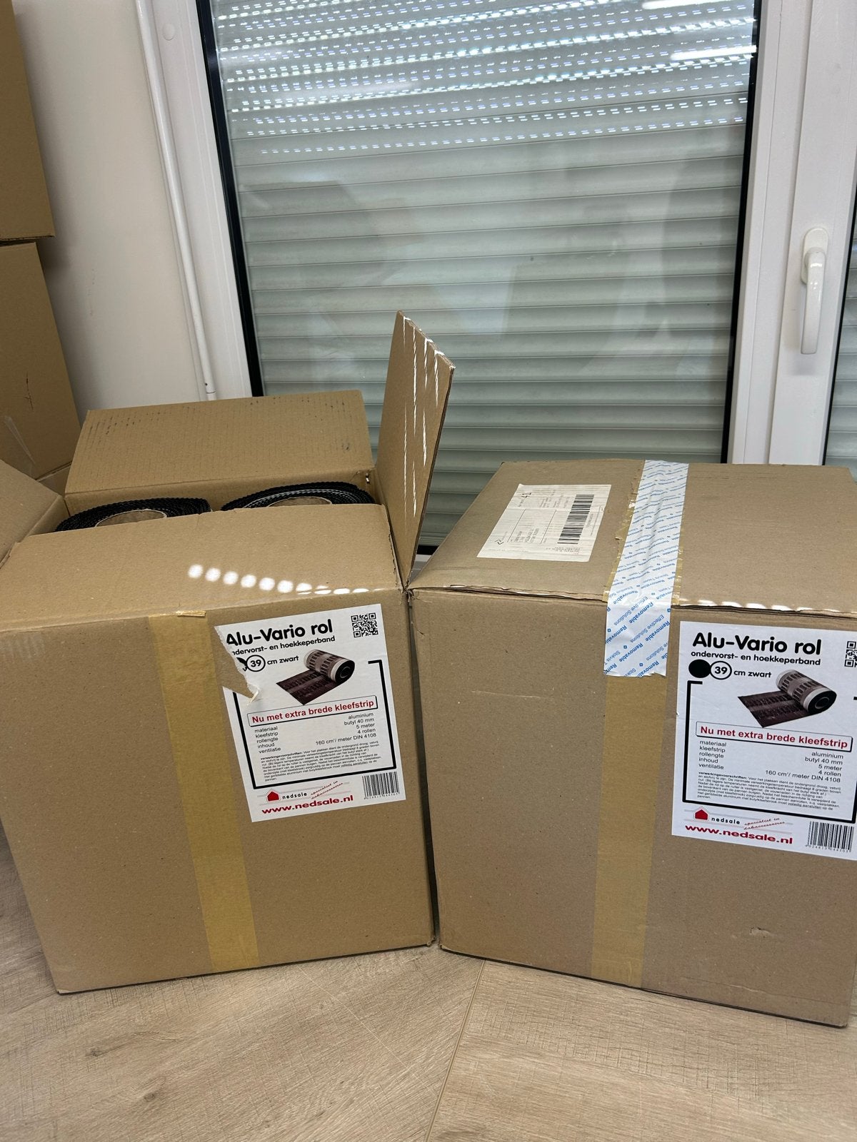Alu-Vario Rol Ondervorst - en Hoekkeperband 39 cm Zwart, Ophalen, Zwart, Overige typen, Nieuw