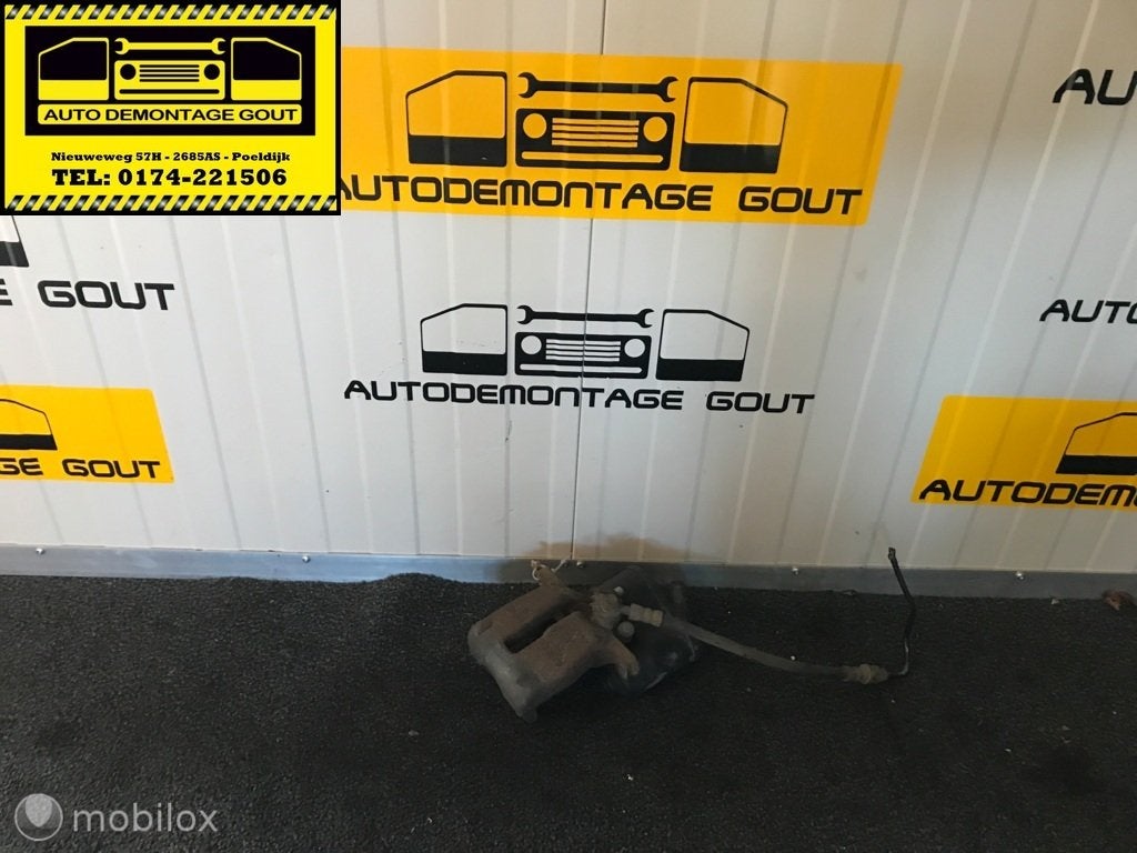 Volkswagen Passat B6 ('05-'10)Remklauw Links Achter Elek, Gebruikt, Volkswagen, Ophalen of Verzenden, Volkswagen
