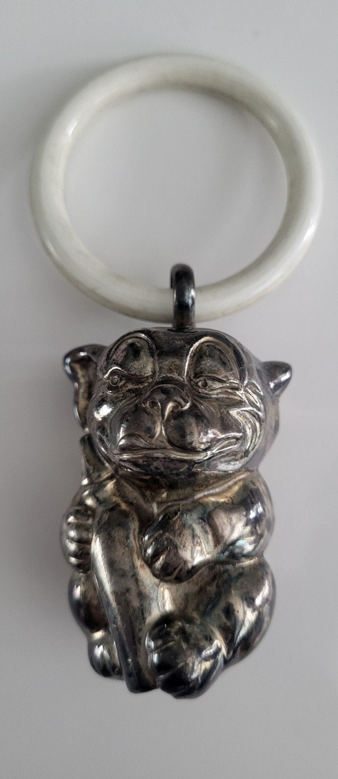 Te koop antieke baby  rammelaar, Ophalen of Verzenden