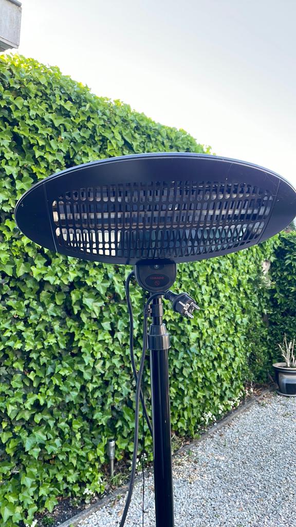 Terrasverwarmer Tomado, Ophalen, Gebruikt, Elektrisch