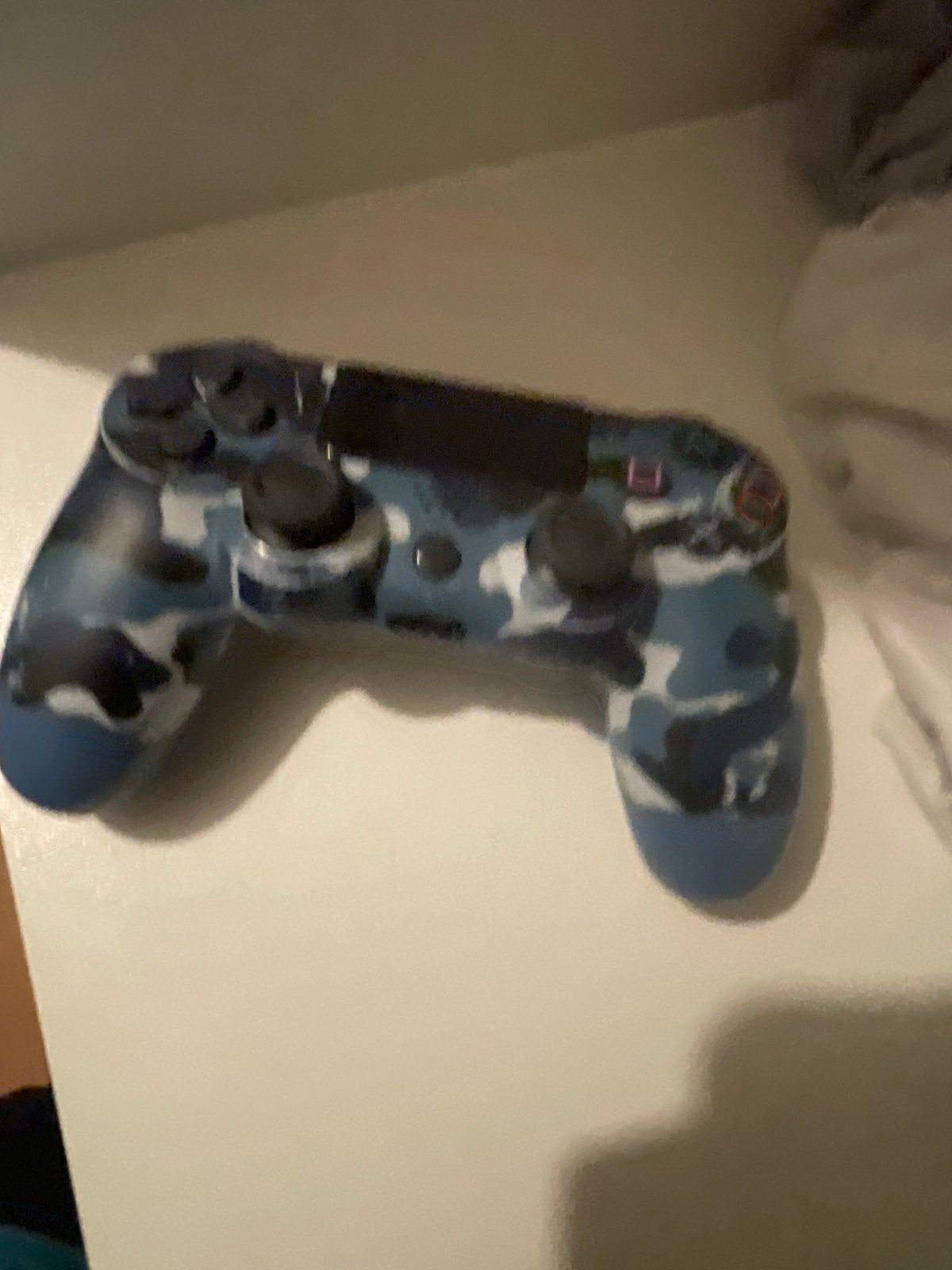 PS4 Controller - Camouflage Blauw, Ophalen, Gebruikt, Controller, PlayStation 4