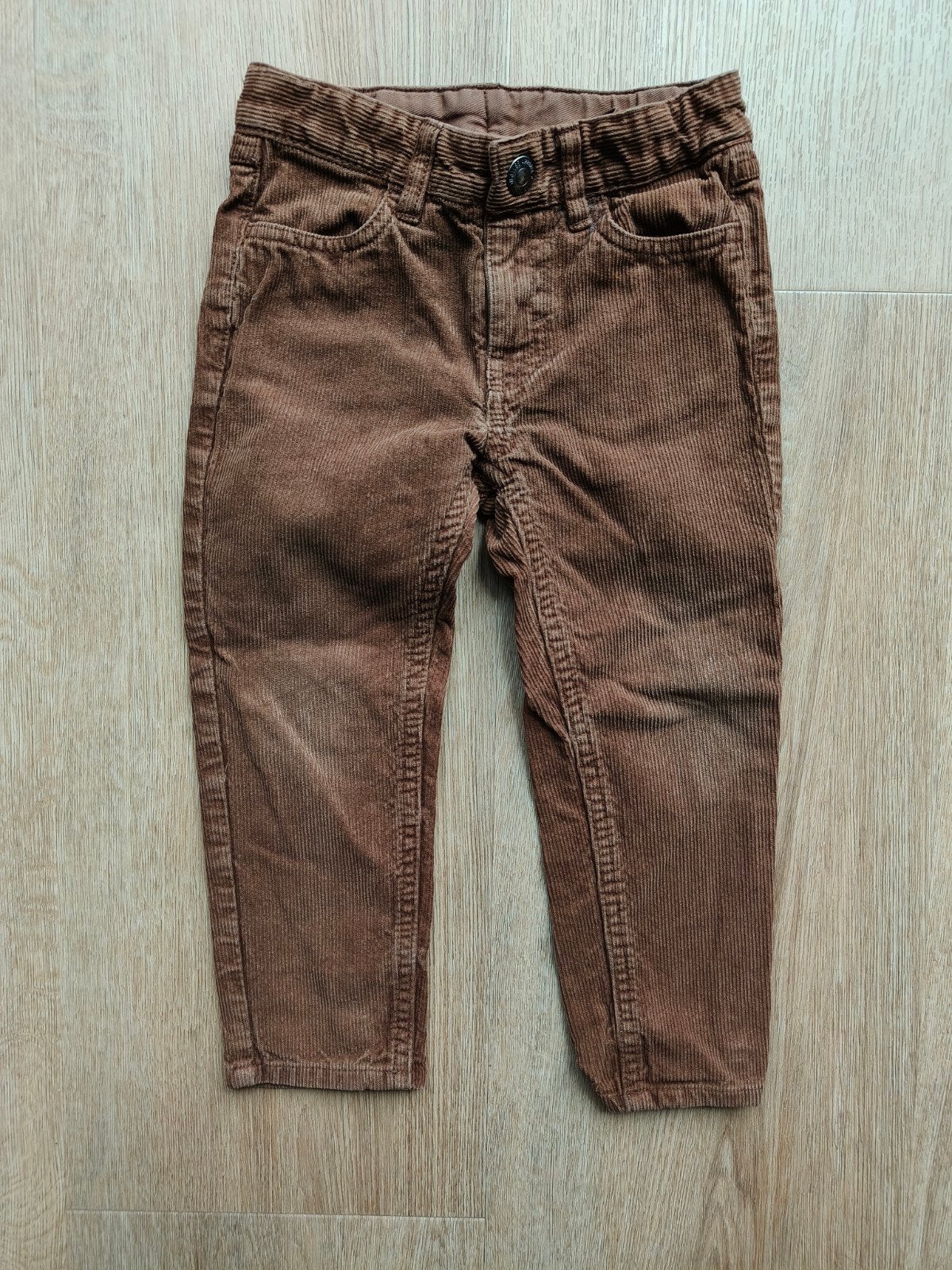 Spijkerbroek ribstof H&M slim fit verstelbaar maat 98, Kinderen en Baby's, Kinderkleding | Maat 98, Broek, Gebruikt, H&M, Ophalen of Verzenden