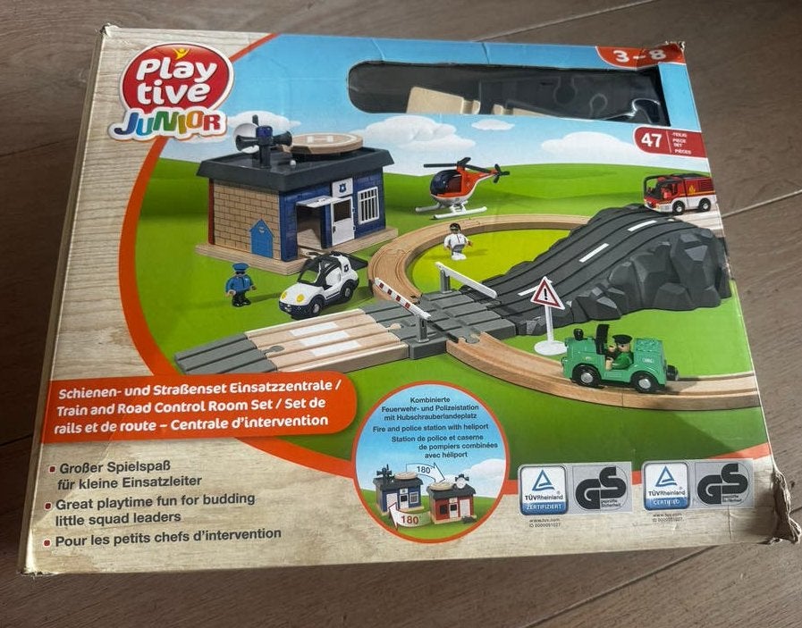 Playtive Junior Trein- en wegcontrolekamer set, Kinderen en Baby's, Ophalen, Gebruikt, Overige merken