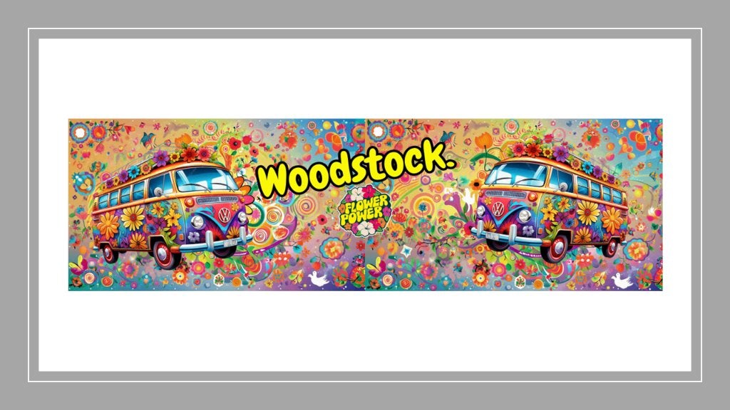 Grote  Banner 900x260cm Flower Power, Diversen, Ophalen of Verzenden, Nieuw