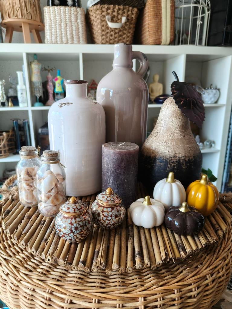 MOEDERDAG CADEAU 13 dlg tafel kast decoratie, Ophalen, Overige kleuren, Glas, Minder dan 50 cm