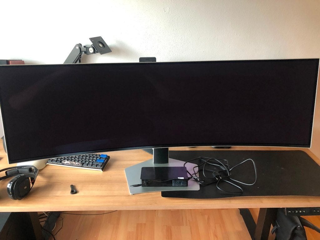 Samsung Odyssey OLED G9 – 49 inch Ultrawide Gaming Monitor, Ultrawide, Minder dan 1 ms, Zo goed als nieuw, Overige typen