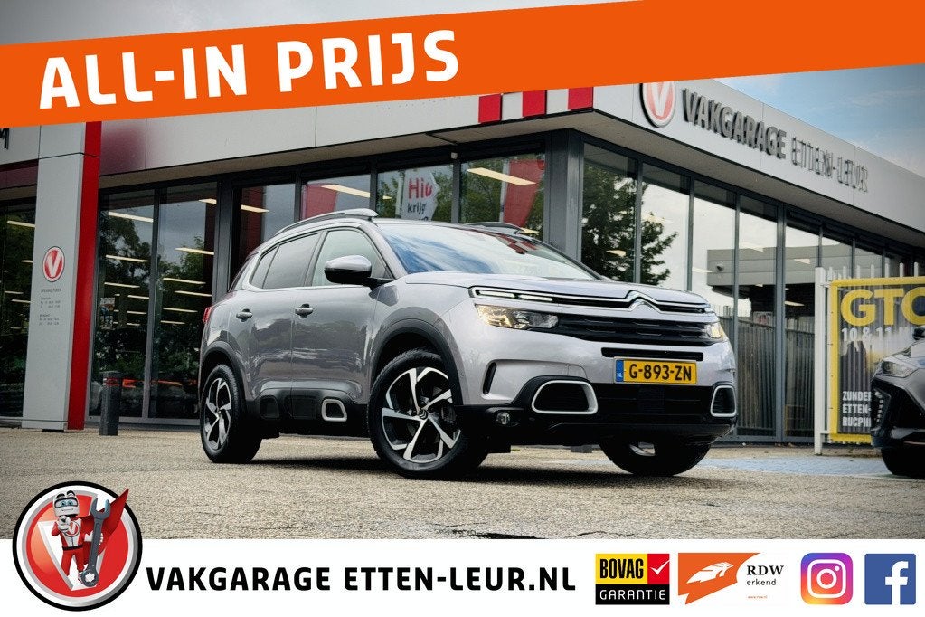 Citroën C5 Aircross 1.2 130PK | TREKHAAK | CAMERA | CARPLAY, Voorwielaandrijving, Gebruikt, Euro 6, C5 Aircross