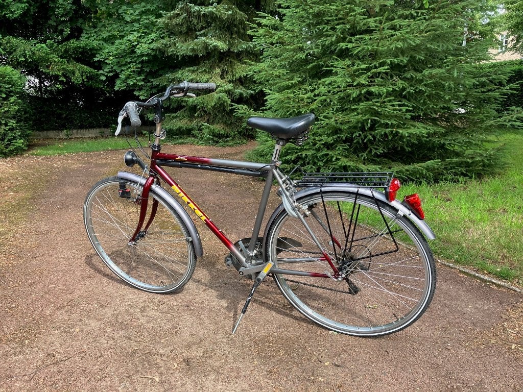 Bikkel Berghem herenfiets, Gebruikt, Velgrem, Versnellingen, 53 tot 57 cm