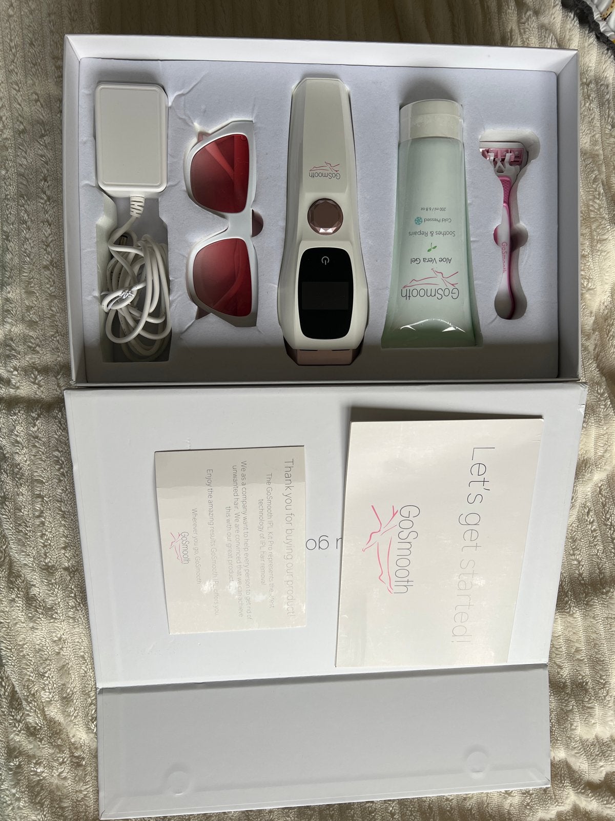 GoSmooth IPL Laser Ontharing Apparaat - Zo goed als nieuw, Ophalen, Zo goed als nieuw, Scheren en Epileren