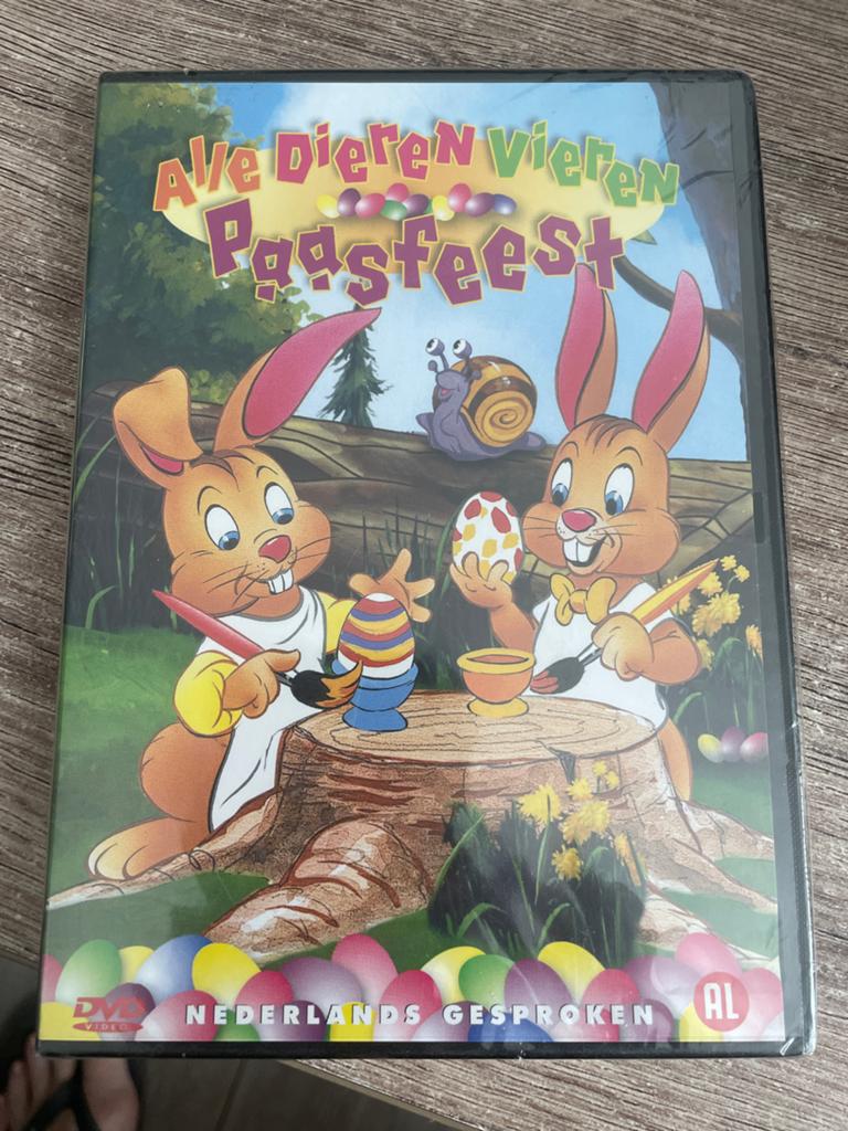 Alle Dieren Vieren Paasfeest DVD - Nederlands Gesproken, Cd's en Dvd's, Alle leeftijden, Ophalen of Verzenden, Dieren, Nieuw in verpakking