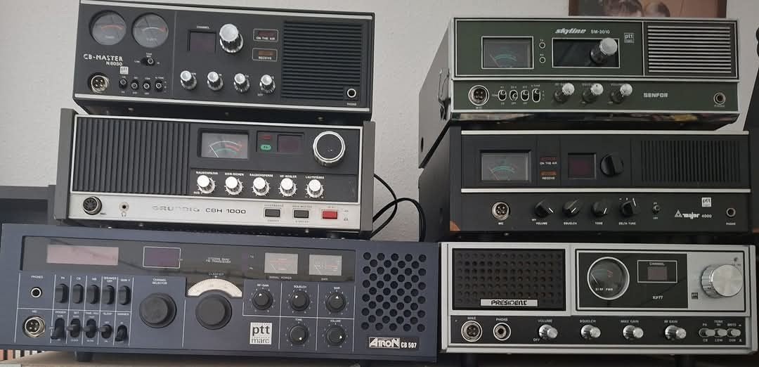 Vintage CB-radio's en zendapparatuur - Diverse modellen, Telecommunicatie, Ophalen of Verzenden, Gebruikt