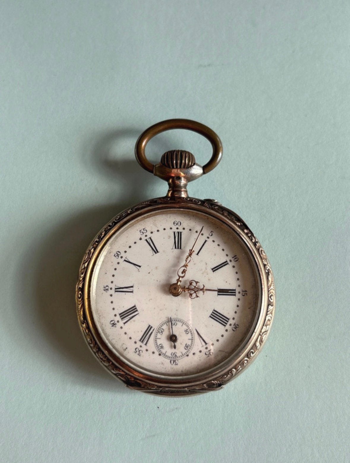 Zilveren zakhorloge, gemerkt 800, Sieraden, Tassen en Uiterlijk, Verzenden, Zilver, Zakhorloge, Overige merken
