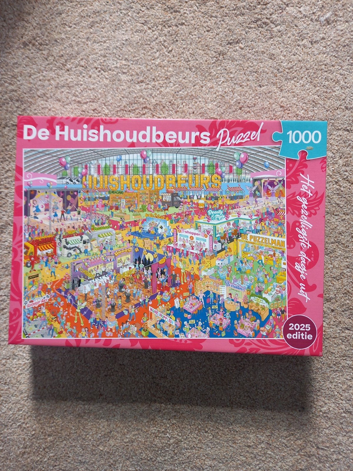 De Huishoudbeurs Puzzel 1000 stukjes - Nieuw, Ophalen of Verzenden, 500 t/m 1500 stukjes, Nieuw, Legpuzzel
