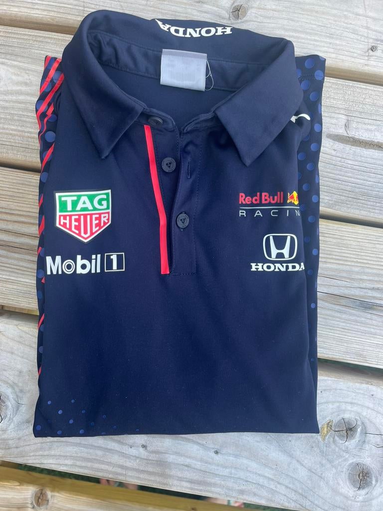 Puma t-shirt red bull maar 164, Ophalen of Verzenden, Zo goed als nieuw, Jongen of Meisje, Shirt of Longsleeve