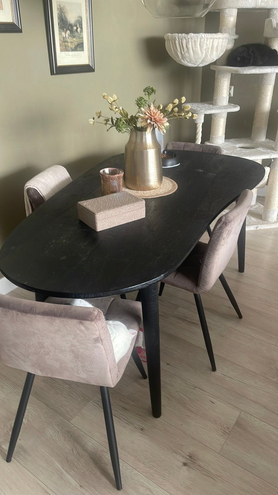 Eettafel, Ophalen, 50 tot 100 cm, Zo goed als nieuw, 150 tot 200 cm
