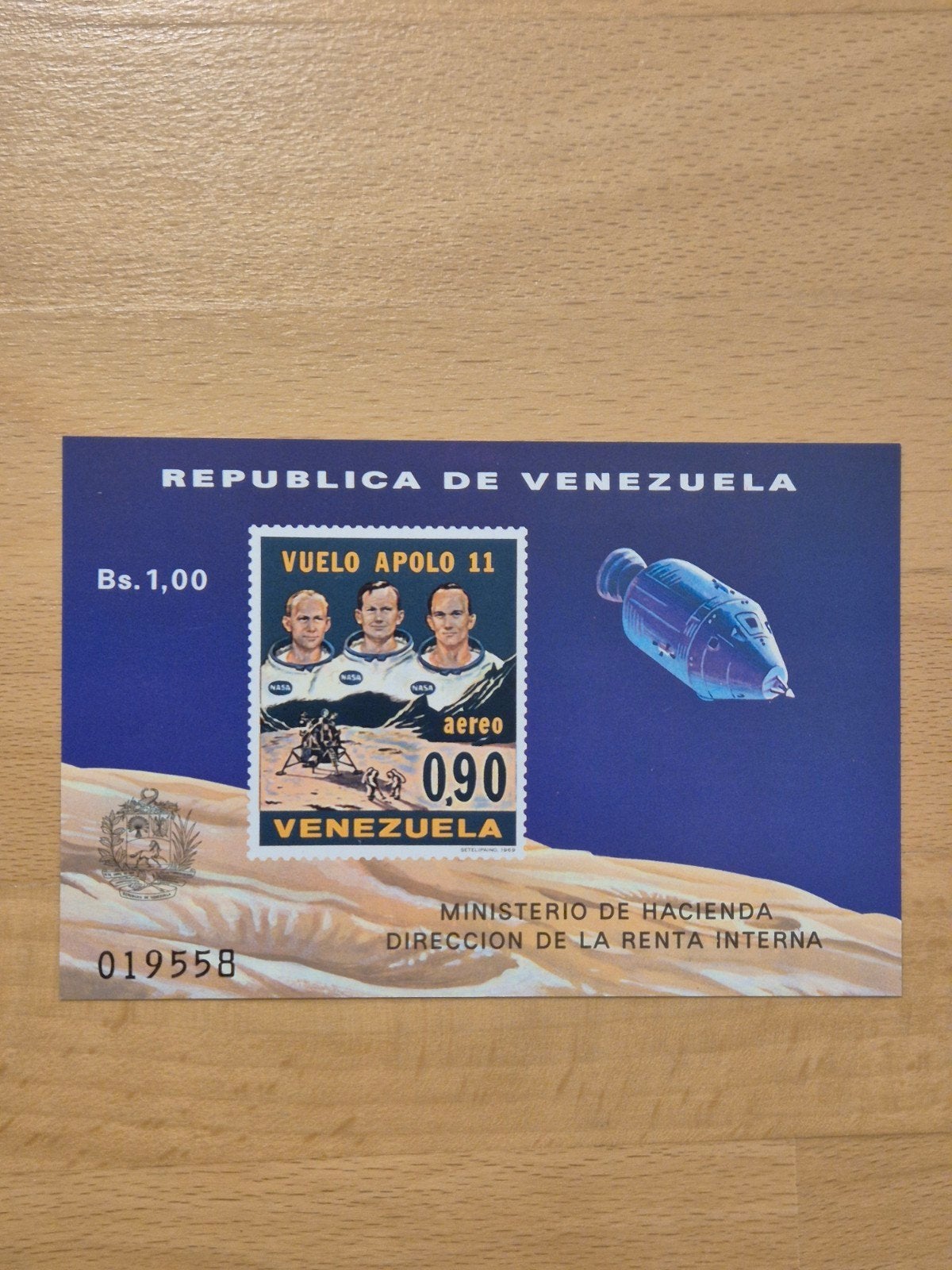Venezuela 1969 ruimtevaart, Ophalen of Verzenden, Postfris, Zuid-Amerika
