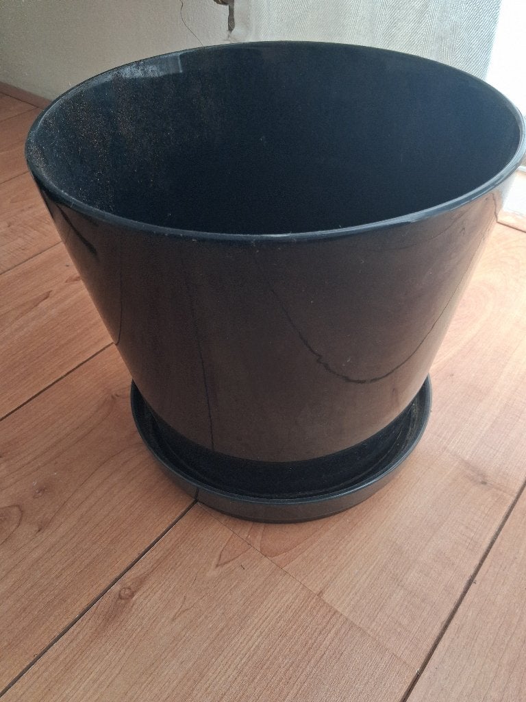 IKEA KLOTLÖNN  Bloempot, Ophalen, Gebruikt, Rond, Aardewerk