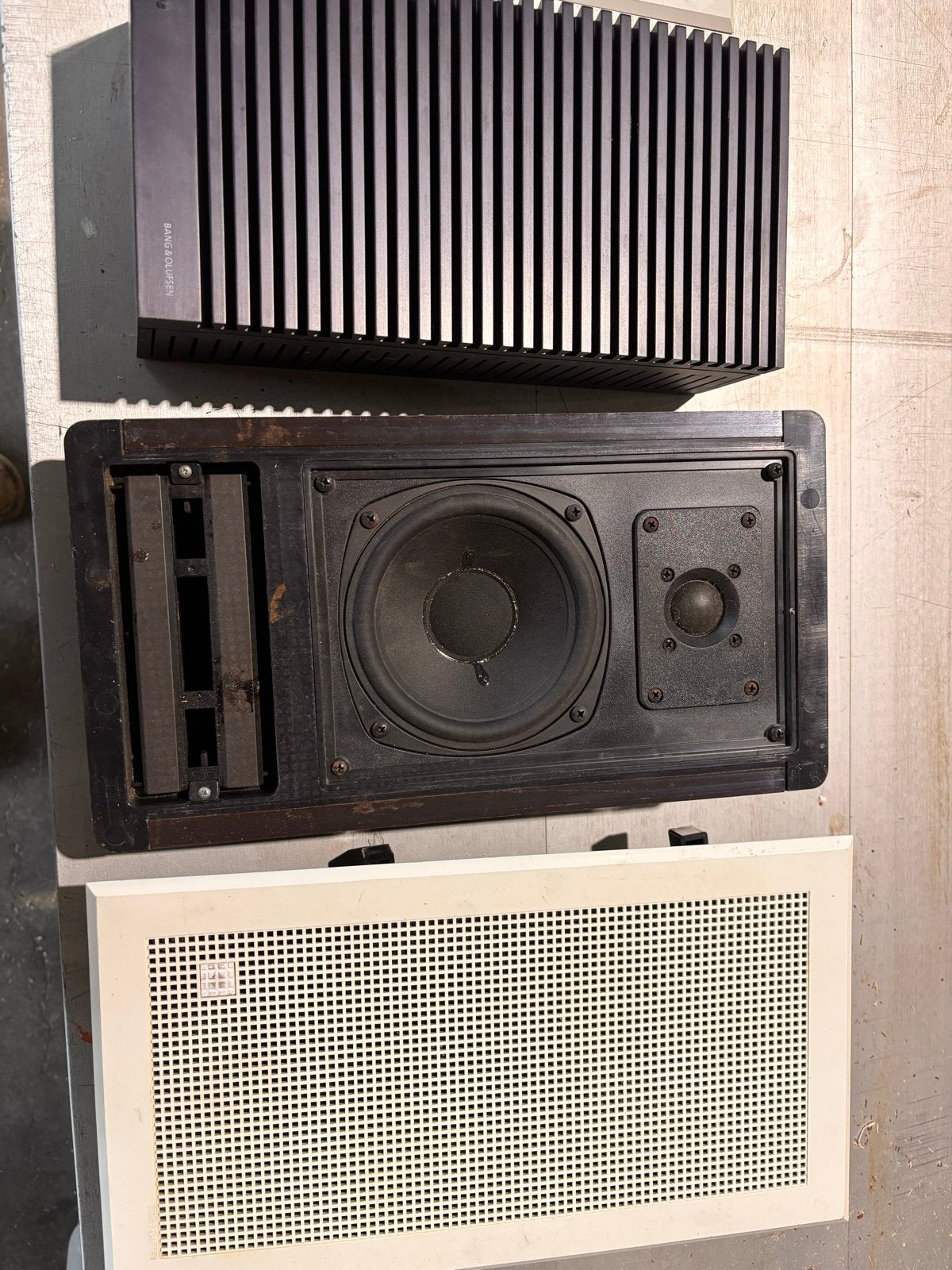 Bang & Olufsen Beolink Passive Versterker en Speakers, Stereo speakers, Gebruikt, Ophalen of Verzenden, Bang & Olufsen