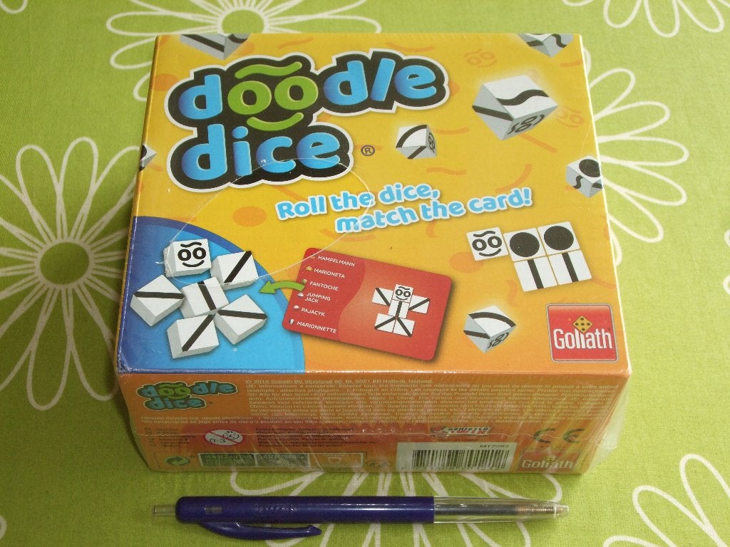 Nieuw in seal: Doodle Dice - roll the dice, match the card, Een of twee spelers, Ophalen of Verzenden, Nieuw, Goliath