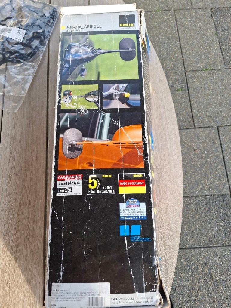 EMUK Caravanspiegels Volvo V70 P24 (2011 - 2013), Ophalen of Verzenden, Gebruikt