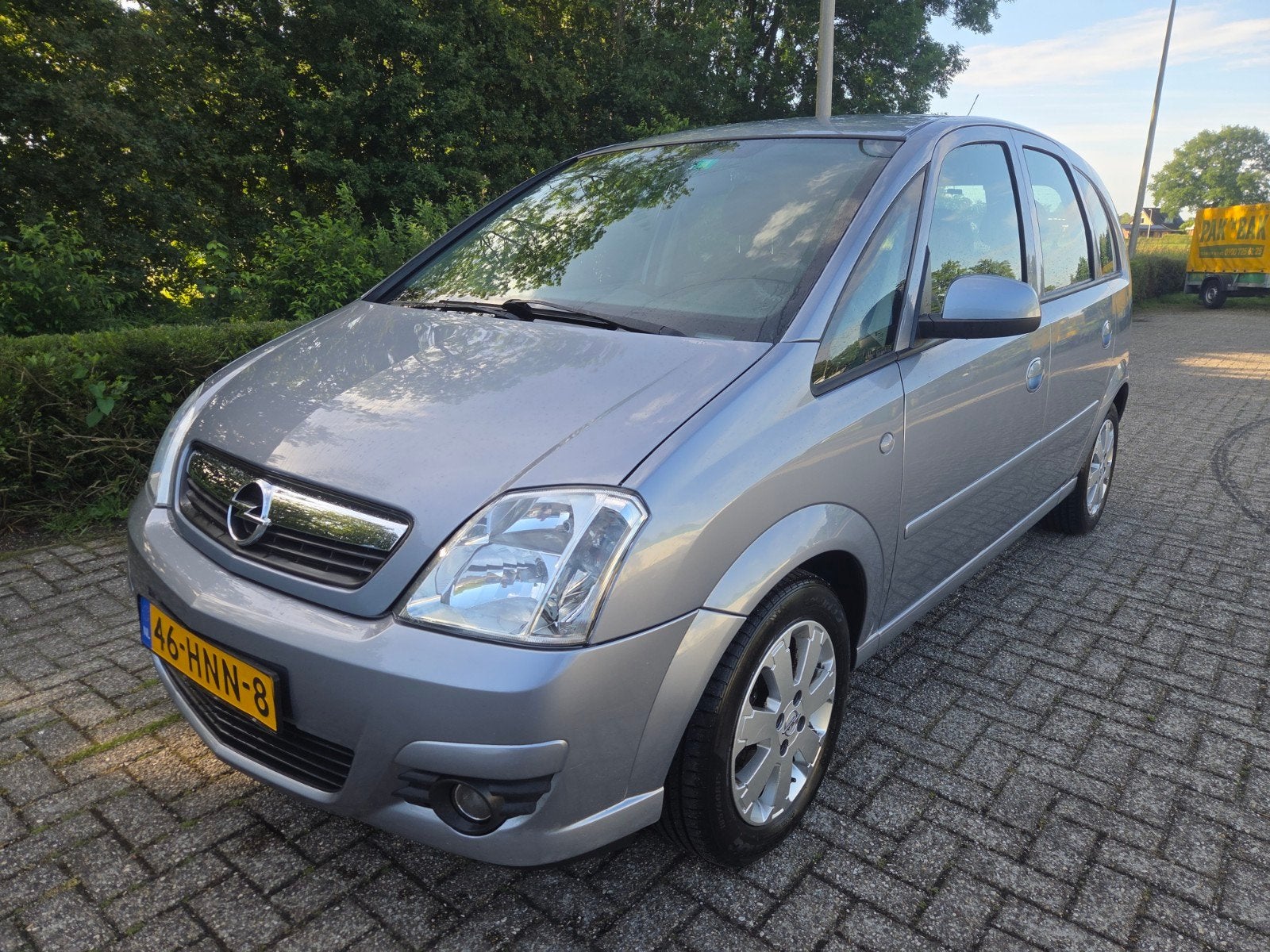 Opel Meriva 1.6 16V 77KW Automaat  2009 Grijs, Auto's, Opel, 4 cilinders, Origineel Nederlands, Boordcomputer, Grijs