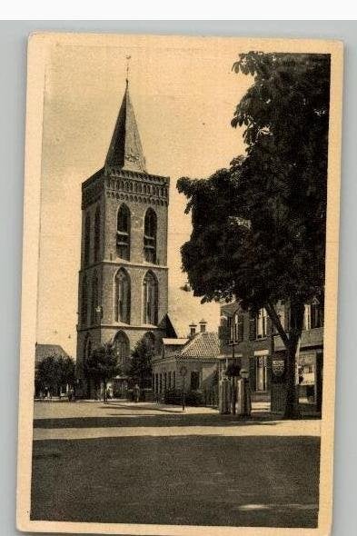 Ede NH kerk 2 kaarten, Verzenden, 1940 tot 1960, Ongelopen, Gelderland